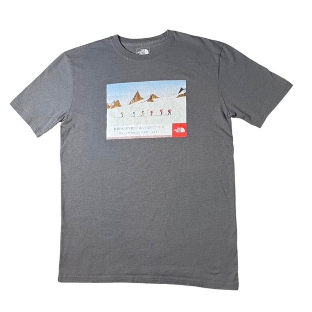 The North Face Expedition Antarctica Tee Graphic Mountain Hiking T-Shirt Men's S